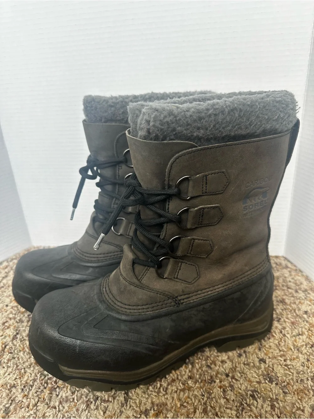 Sorel Caribou Waterproof Boots - Gray